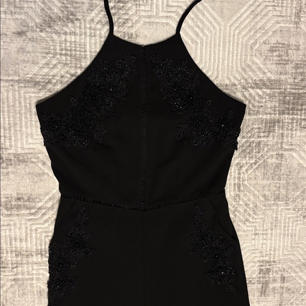 Gianni Bini Black Halter Jumpsuit - Picture 3 of 9